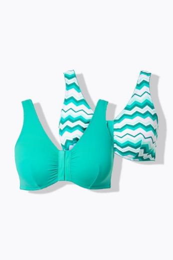 Plus size veliki brojevi Grudnjak dva komada s prednjim kopčanjem za punije