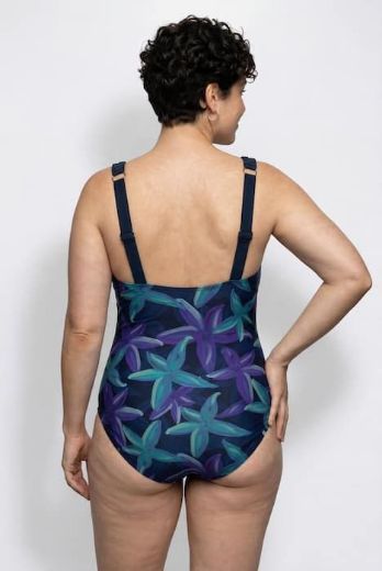 Plus size veliki brojevi Kupaći kostim jednodijelni elastičnnih naramenica i mekanih košarica za punije