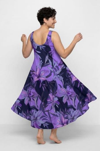 Plus size veliki brojevi Haljina midi bez rukava za punije