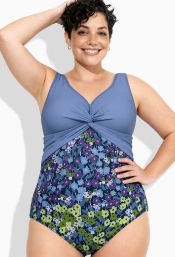 Plus size veliki brojevi Kupaći kostim jednodijelni mekanih košarica za punije