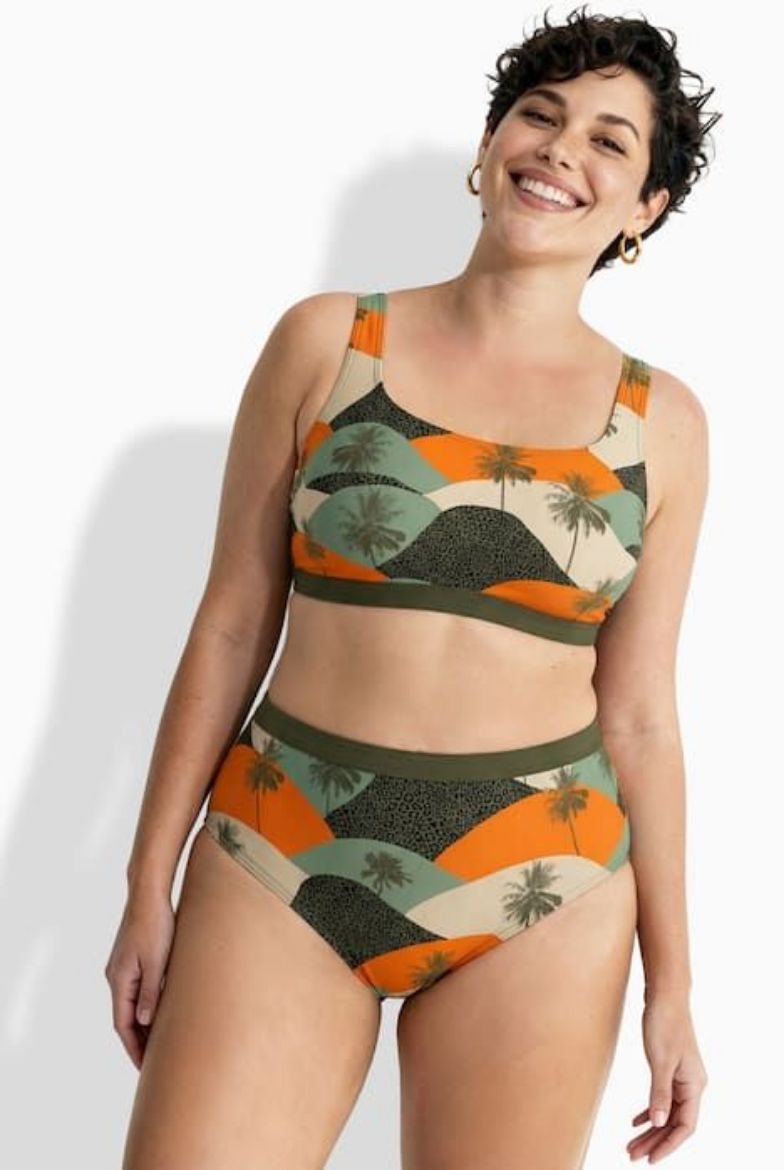 Plus size veliki brojevi Kupaći kostim dvodijelni mekanih košarica za punije