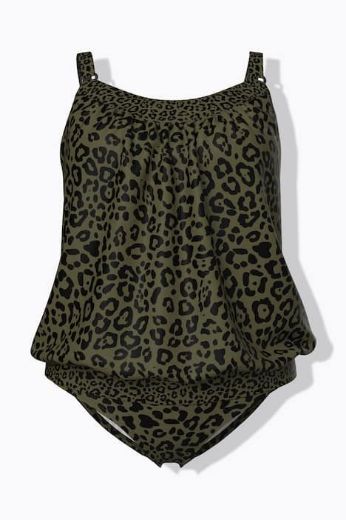 Plus size veliki brojevi Kupaći kostim Tankini mekanih košarica elastičnog ruba za punije