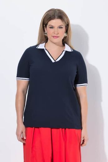 Plus size veliki brojevi Majica polo kratkih rukava za punije