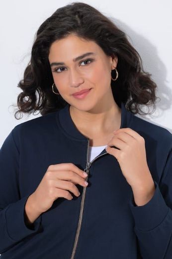 Plus size veliki brojevi Majica dugih rukava s patentnim zatvaračem za punije