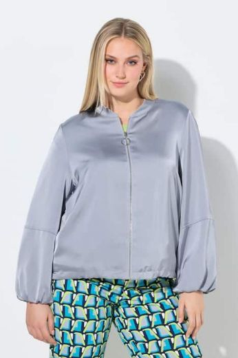 Plus size veliki brojevi Jakna lagana s patentnim zatvaračem za punije