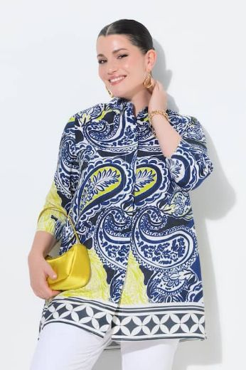 Plus size veliki brojevi Bluza duža 3/4 rukava za punije