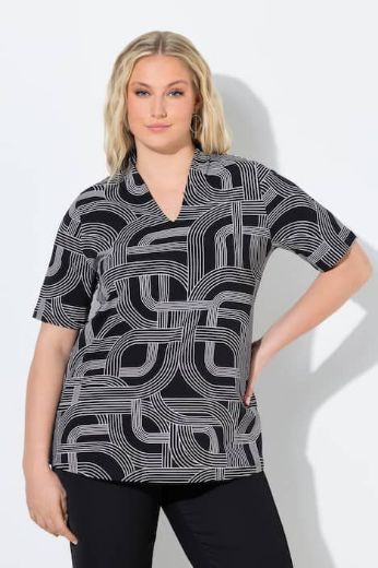 Plus size veliki brojevi Majica kratkih rukava s izrezom za punije