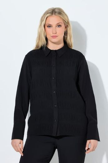 Plus size veliki brojevi Bluza dugih rukava strukturirana za punije