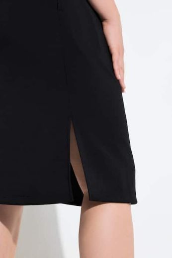 Plus size veliki brojevi Haljina kratkih rukava s kragnom za punije