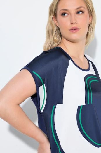 Plus size veliki brojevi Majica kratkih rukava šireg kroja za punije