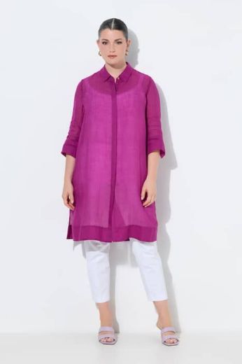 Plus size veliki brojevi Bluza 3/4 rukava dužeg kroja za punije