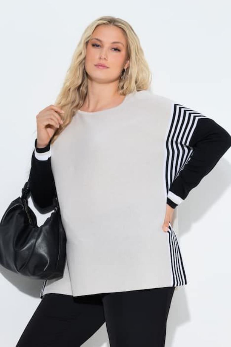 Plus size veliki brojevi Pulover dugih rukava za punije