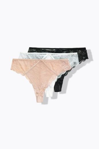 Plus size veliki brojevi Gaćice tange 3 komada za punije