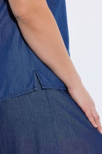Plus size veliki brojevi Bluza bez rukava na kopčanje za punije