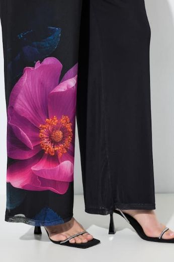 Plus size veliki brojevi Hlače elegantne od šifona širokih nogavica za punije