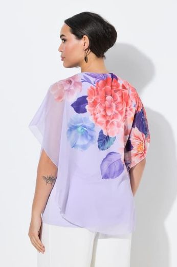 Plus size veliki brojevi Bluza elegantna od šifona kratkih rukava za punije
