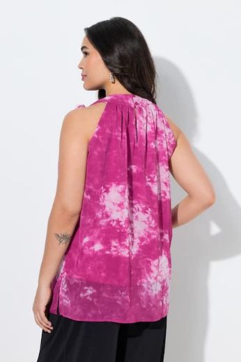 Plus size veliki brojevi Bluza elegantna bez rukava A kroja za punije