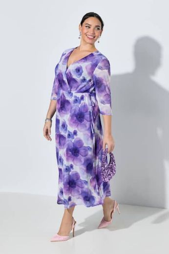 Plus size veliki brojevi Haljina elegantna maxi 3/4 rukava za punije