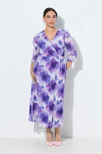 Plus size veliki brojevi Haljina elegantna maxi 3/4 rukava za punije