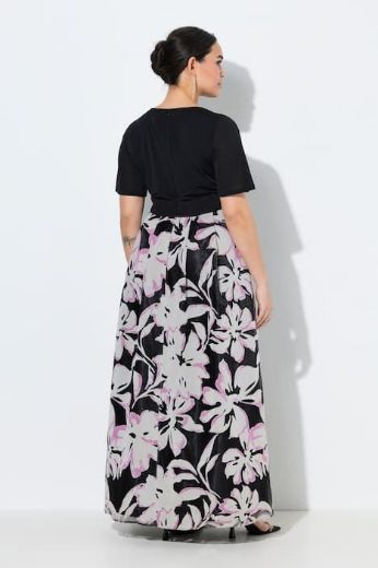 Plus size veliki brojevi Haljina elegantna maxi kratkih rukava za punije