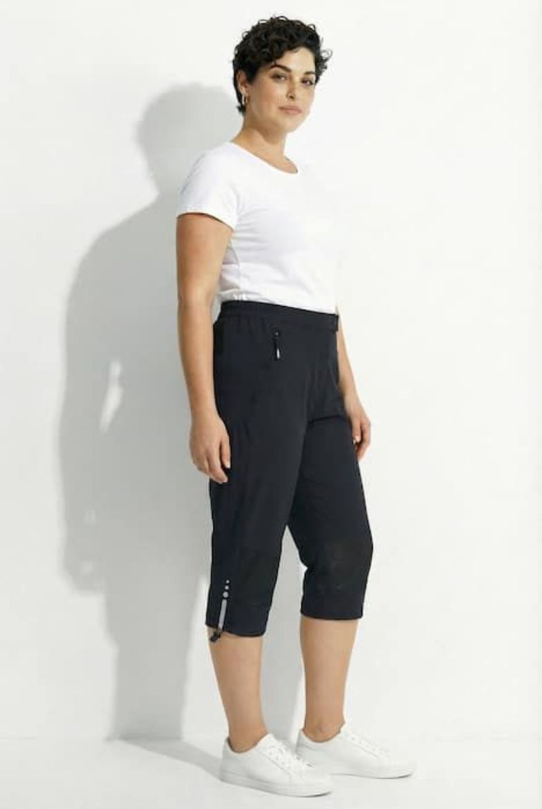 Plus size veliki brojevi Hlače capri vodoodbojne za punije