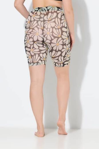 Plus size veliki brojevi Hlače biciklističke kratkih nogavica  cvjetni uzorak za punije