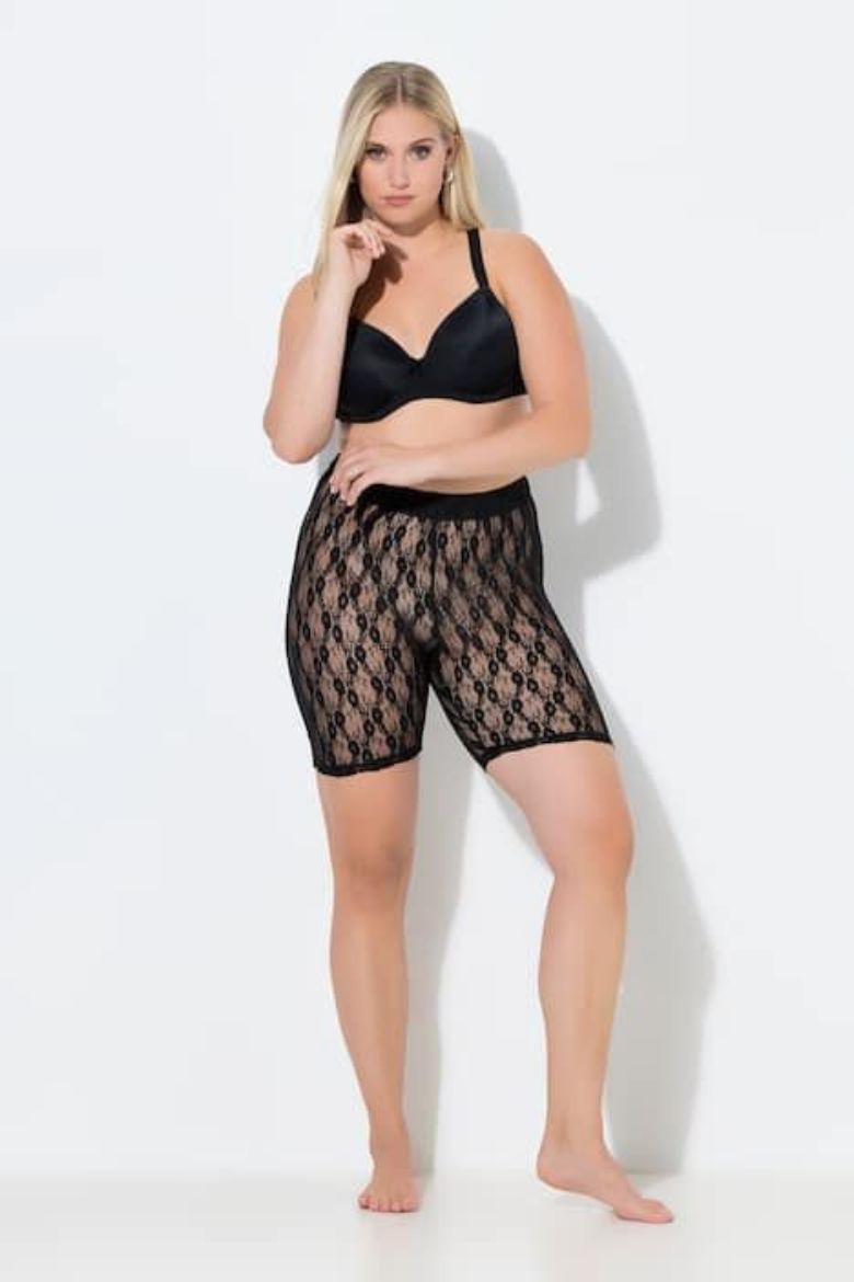 Plus size veliki brojevi Hlače biciklističke kratkih nogavica  čipkaste za punije