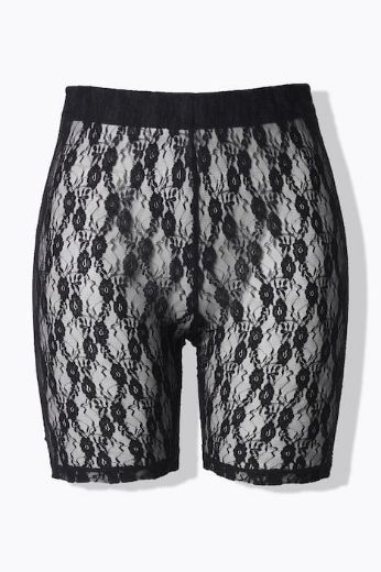 Plus size veliki brojevi Hlače biciklističke kratkih nogavica  čipkaste za punije