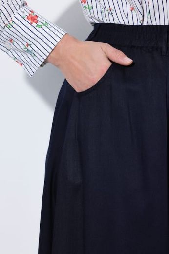 Plus size veliki brojevi Suknja maxi na kopčanje za punije