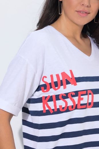 Plus size veliki brojevi Majica kratkih rukava šireg kroja za punije