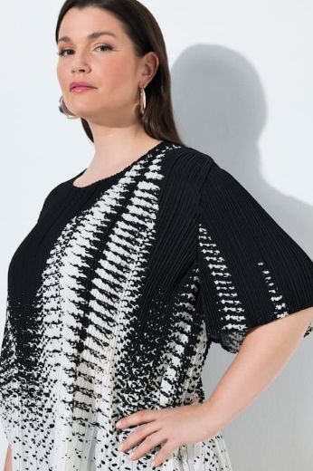 Plus size veliki brojevi Bluza kratkih rukava A linija za punije