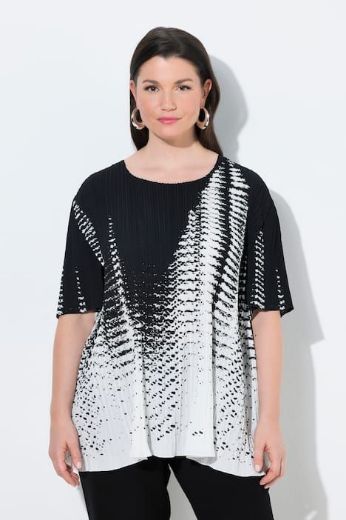 Plus size veliki brojevi Bluza kratkih rukava A linija za punije