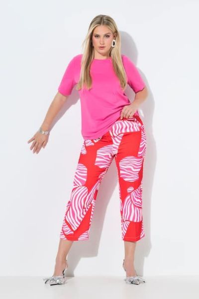 Veliki brojevi Hlače 7/8 elastičnog strukaa moda za punije