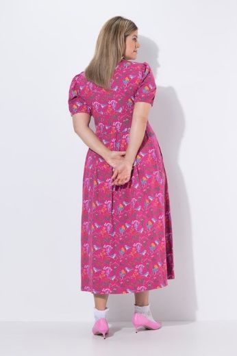 Plus size veliki brojevi Haljina maxi kratkih rukava za punije