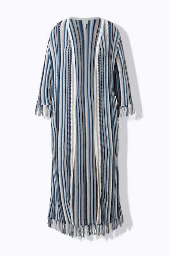 Plus size veliki brojevi Kardigan 3/4 rukava dužeg kroja za punije