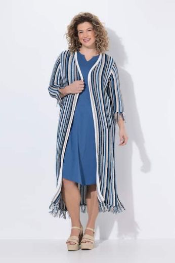 Plus size veliki brojevi Kardigan 3/4 rukava dužeg kroja za punije