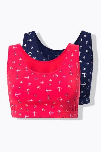 Plus size veliki brojevi Grudnjak sportski 2 komada za punije