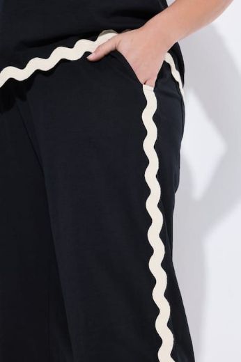 Plus size veliki brojevi Hlače širokih nogavica elastičnog struka za punije