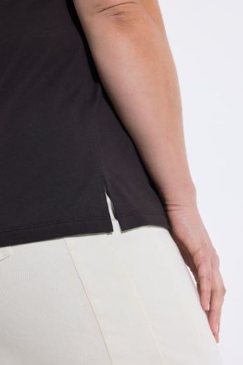 Plus size veliki brojevi Majica kratkih rukava pletenog džepa pamučna za punije