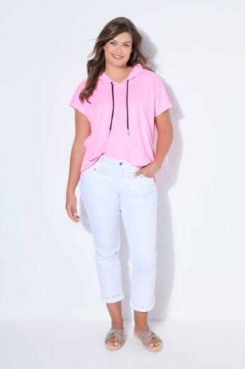 Plus size veliki brojevi Hlače traper  7/8 nogavica za punije