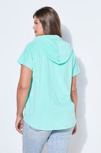 Plus size veliki brojevi Majica kratkih rukava s kapuljačom za punije