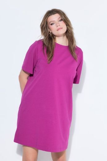 Plus size veliki brojevi Majica dugog kroja kartkih rukava za punije