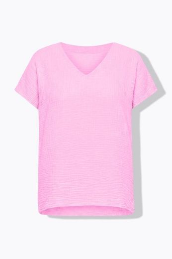 Plus size veliki brojevi Bluza kratkih rukava V izreza za punije