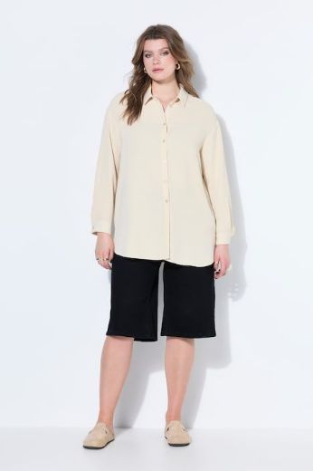 Plus size veliki brojevi Bluza krep za punije