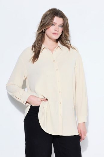 Plus size veliki brojevi Bluza krep za punije