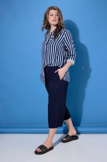 Plus size veliki brojevi Hlače skraćenih širokih nogavica za punije