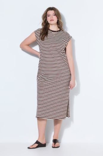 Plus size veliki brojevi Haljina bez rukava šireg kroja za punije