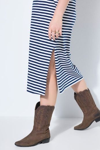 Plus size veliki brojevi Haljina bez rukava šireg kroja za punije