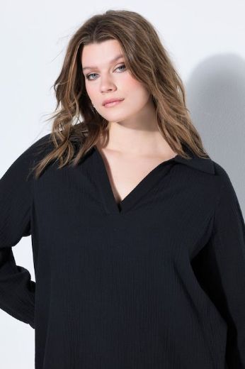 Plus size veliki brojevi Majica dugih rukava od muslina za punije