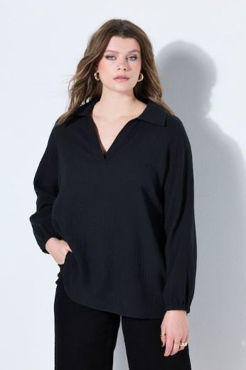 Plus size veliki brojevi Majica dugih rukava od muslina za punije